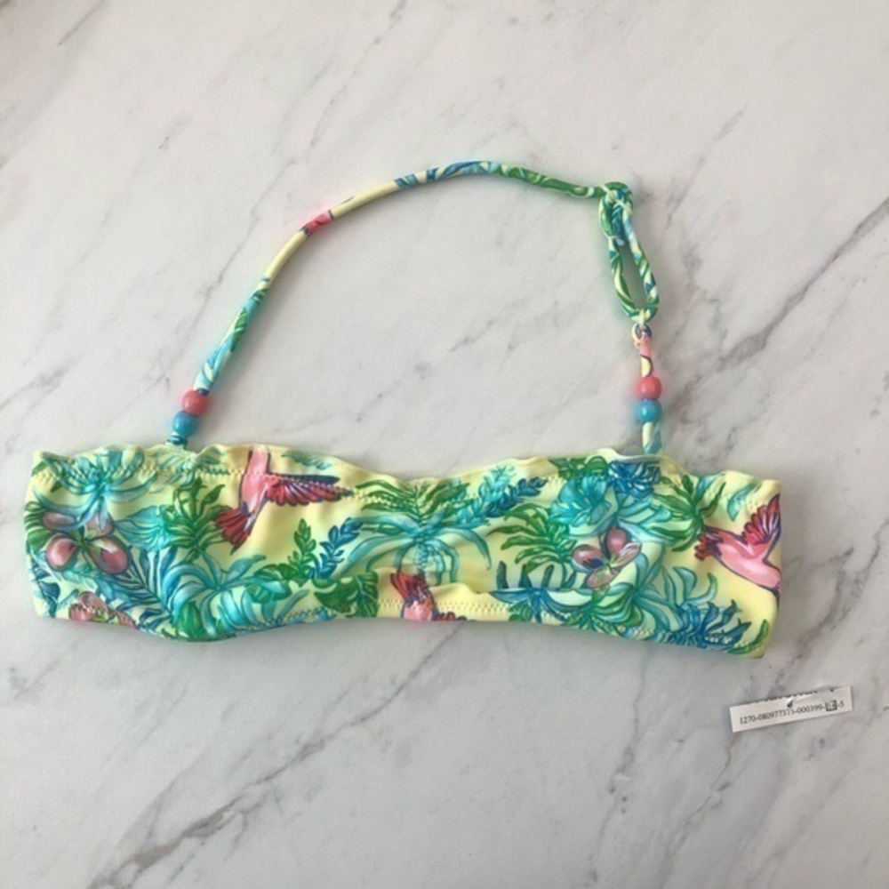 Zara Bikini Top Girls Tropical Hawaiian Floral